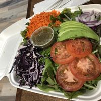 Salad  at Subia's Organic Cafe and Market in Jersey City