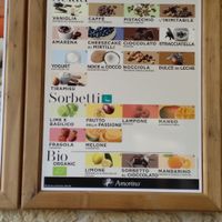 Vegan sorbets at Amorino - Guggenheim in Bilbao