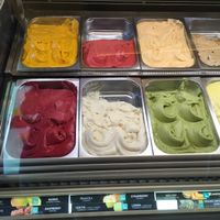 Vegan options clearly labeled. And that’s not all of them, they have more! at Amorino - Via del Corso in Florence