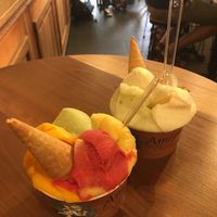 Cones are vegan as well at Amorino - Via del Corso in Florence