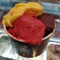 Trio of sorbet at Amorino - Westfield Stratford in East London