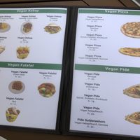 Updated vegan menu 05/21 at Goldenes Horn in Winterthur