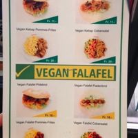 Vegan menu at Goldenes Horn in Winterthur