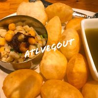 Pani puri at Bhojanic in Atlanta