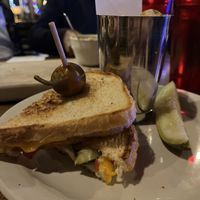 The beatnik: minus the onions and artichoke, add tomato bruschetta  at Hammontree's Grilled Cheese in Fayetteville