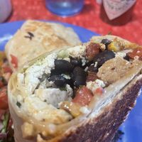 Brekky burrito  at The Friendly Toast in Boston