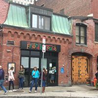 Outside at The Friendly Toast in Boston