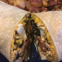  Vegan breakfast burrito at The Friendly Toast in Boston