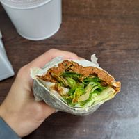 It was a simple but delicious durum. Seems like only locals go here usually. at Cigkofteci Ali Usta in Istanbul