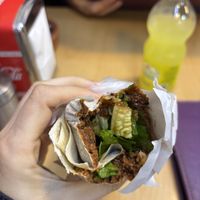 Çig köfte durum  at Cigkofteci Ali Usta in Istanbul