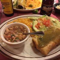 veggie chimichanga dish at El Tapatio in Page