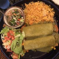 Veganized enchiladas at El Tapatio in Page