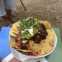 Yum nachos  at Wombat Cafe & Store in Dromana