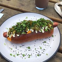 Chilli Dog  at Wombat Cafe & Store in Dromana
