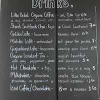 Drinks board - April 2024  at Wombat Cafe & Store in Dromana