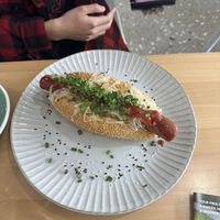 Hot dog was rated ‘ok'  at Wombat Cafe & Store in Dromana