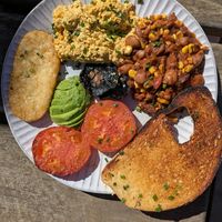 Big breakie at Wombat Cafe & Store in Dromana