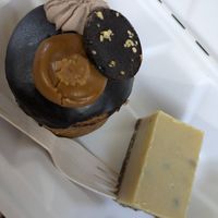Cheesecake and Biscoff cake at Wombat Cafe & Store in Dromana
