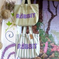 Rabbit Shopping Bags, for sale :) at Rabbit Vegan Cafe in Exeter