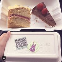 more yummy vegan cakes!  at Rabbit Vegan Cafe in Exeter