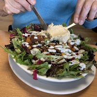 The Mexican bowl is HUGE! at Rabbit Vegan Cafe in Exeter