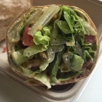 Wrap with hummus at Sweet Beverly in Beverly Hills