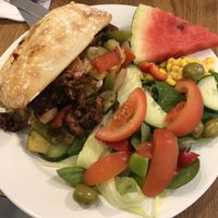 Bbq vegan sandwich  at Mitt Cafe in Stockholm