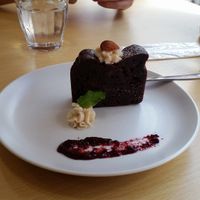 The cake was a thick chocolaty goodness with some berries & cream on the side. Vegan sweets rock~ at Rota Cafe in Fukuoka
