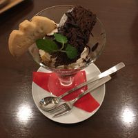 Parfait at Rota Cafe in Fukuoka