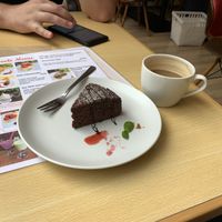 Chocolate gateau cake! Delicious!  at Rota Cafe in Fukuoka