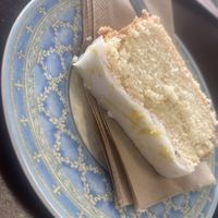 Lemon drizzle cake  at Riverhead Coffee in Grimsby