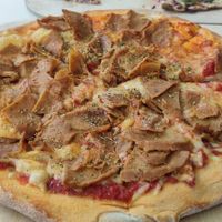 Pizza kebab at 37 grad Kaffeebar Landegeschäft in Lindau