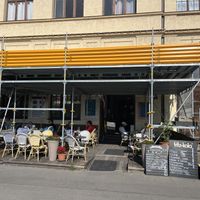 The terrace  at 37 grad Kaffeebar Landegeschäft in Lindau