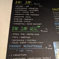 Pictures from the menu at Parowar in Olsztyn