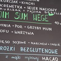 The three vegan options. at Parowar in Olsztyn