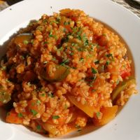 Vegetable risotto at Konoba Bonaca in Zadar