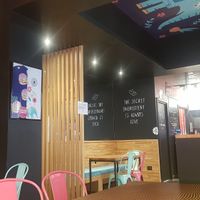 Interior at Flower Burger in Rome