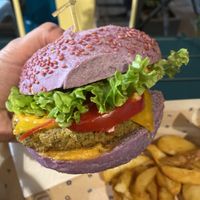 Butterfly Burger at Flower Burger in Rome