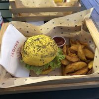 The Spicy Cecio at Flower Burger in Rome