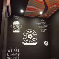 Flower burger at Flower Burger in Rome