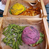 The burgers at Flower Burger in Rome