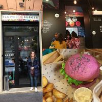 Flower burger at Flower Burger in Rome