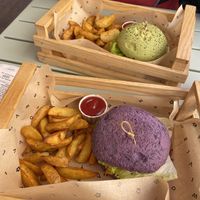   at Flower Burger in Rome