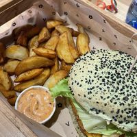   at Flower Burger in Rome