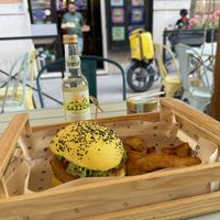 Dinner - yummy   at Flower Burger in Rome