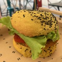Avo Cecio  at Flower Burger in Rome