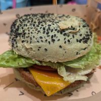 Jungle burger at Flower Burger in Rome