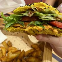   at Flower Burger in Rome