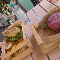 Very good burgers, fries! Also the tiramisu was heavenly! at Flower Burger in Rome