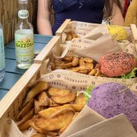   at Flower Burger in Rome